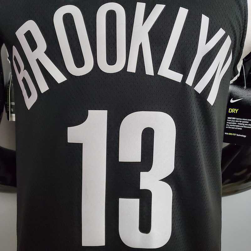 Brooklyn Nets Harden #13 Black 3