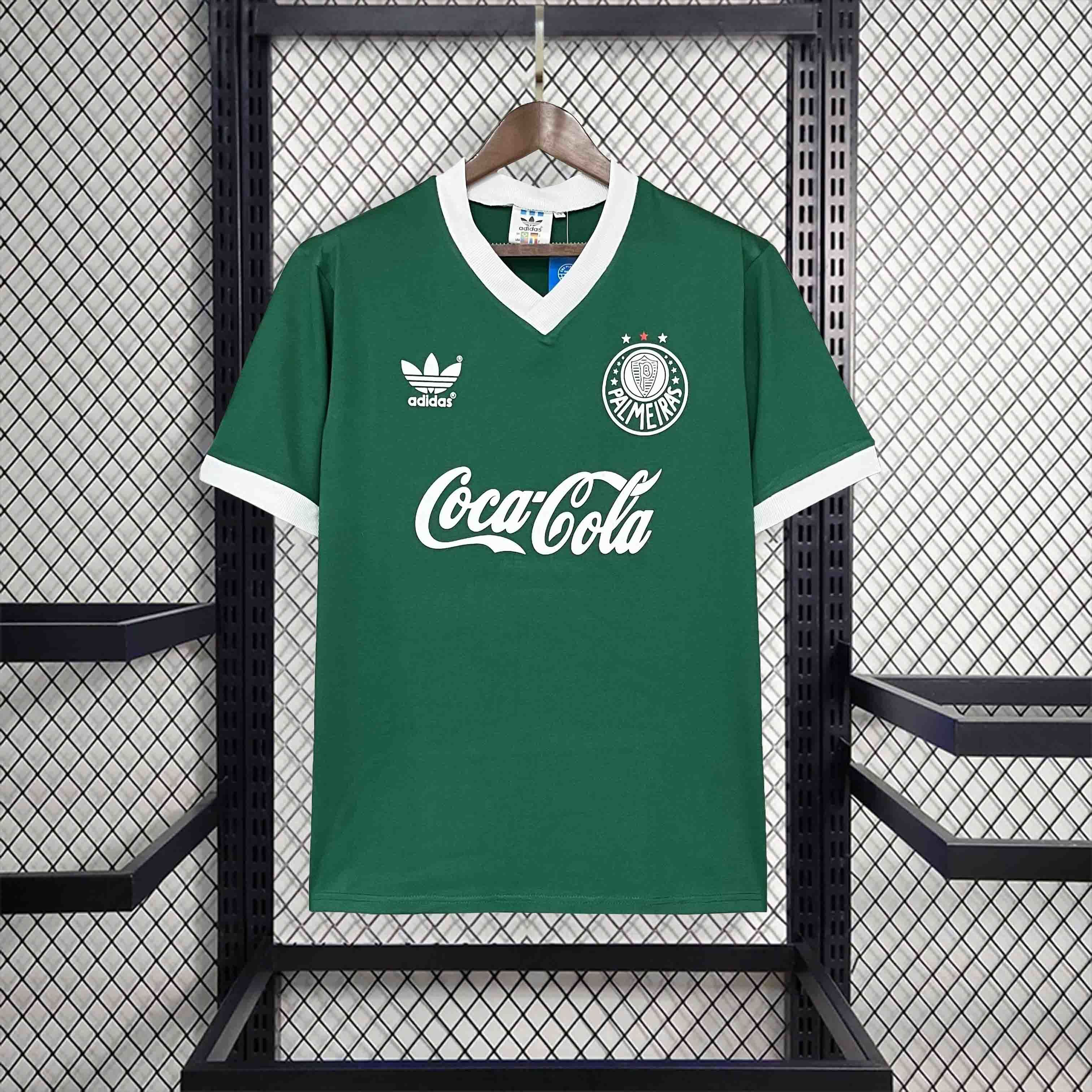 90-91 Palmeiras Home Retro Kit Vintage Shirt AAAAJersey Supplier Yupoo