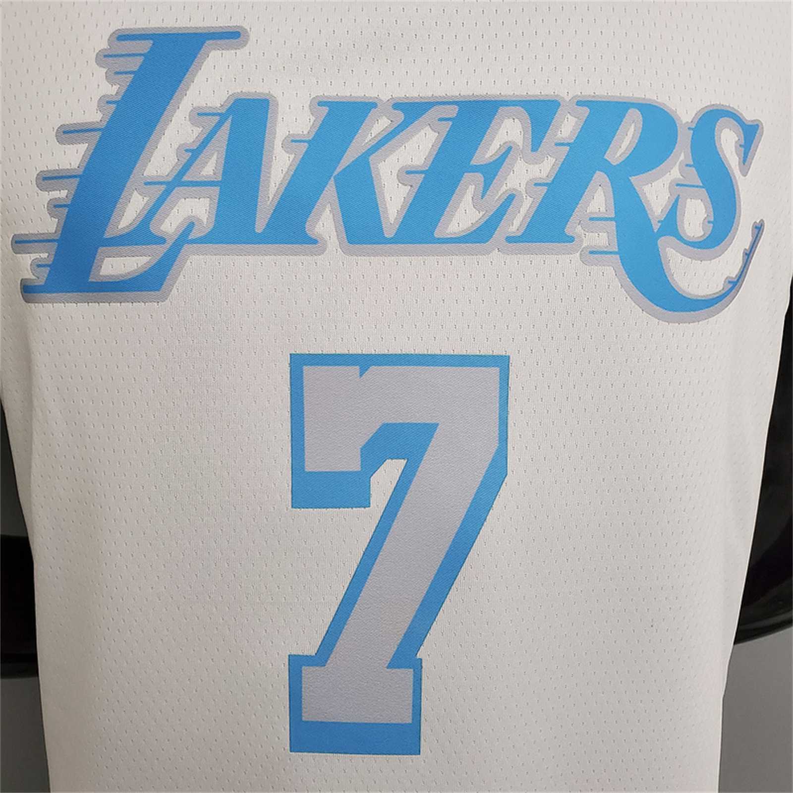 2021 Anthony#7 Lakers Retro White 1
