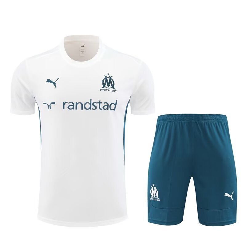 24-25 Marseille Training Soccer Jerseys Football Shirts