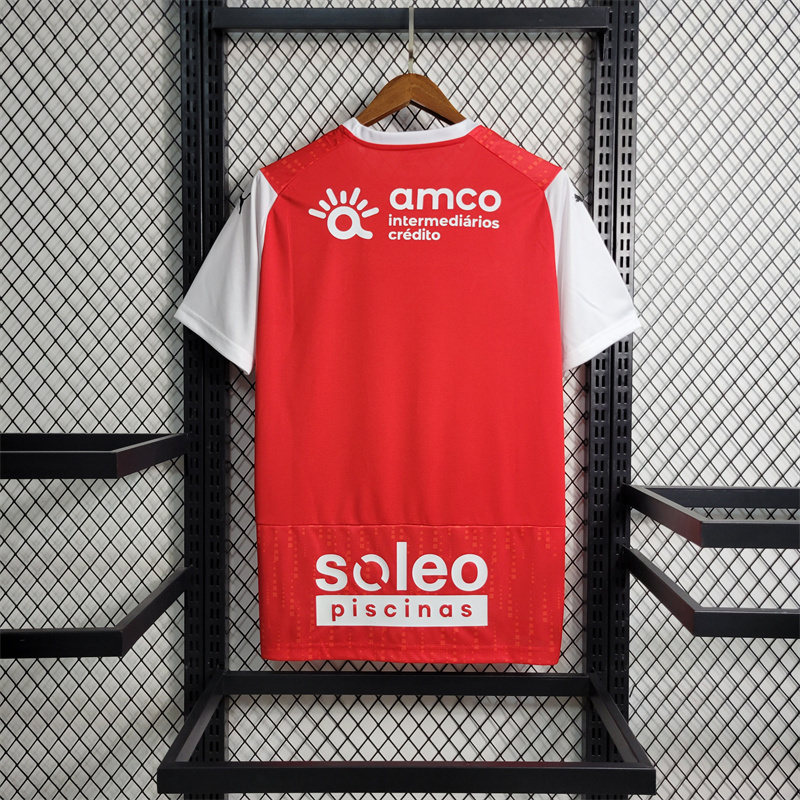 23-24 Braga Home Size S-XXL Soccer Jerseys 8