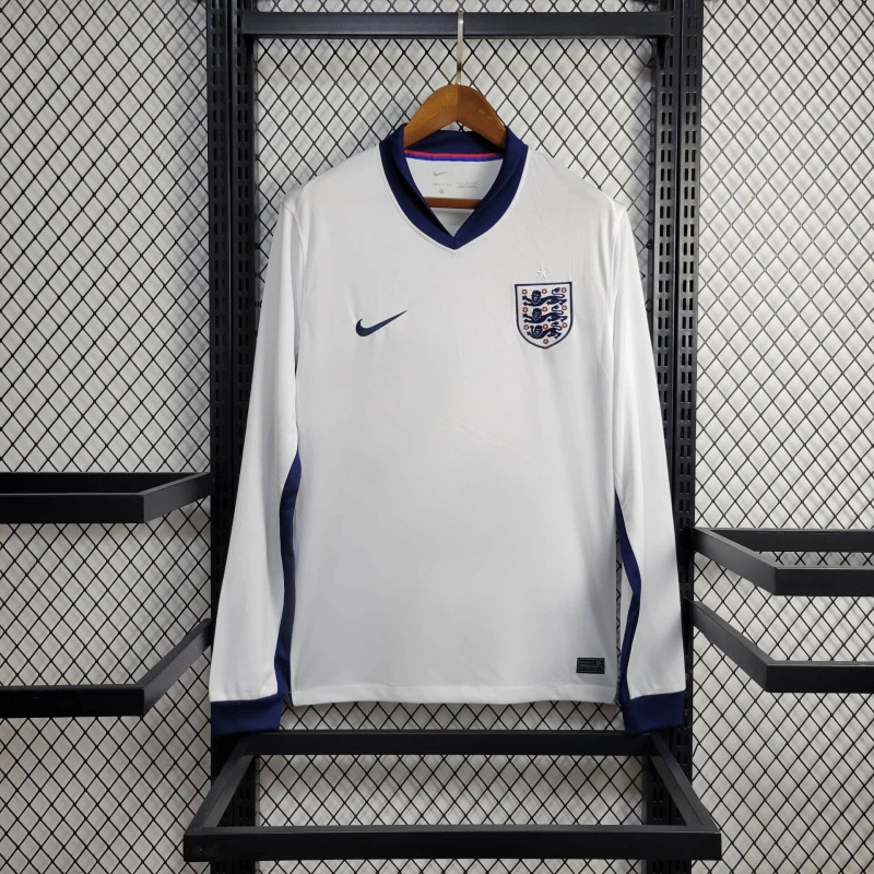 2024 England Home Kit Long sleeve Shirt Jerseys Supllier Yupoo