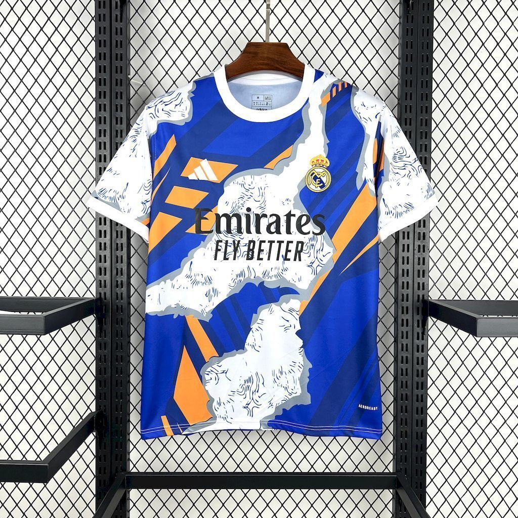 25-26 Real Madrid Pre-Match Third T-Shirt Football Apparels Soccer AAAAJersey Yupoo