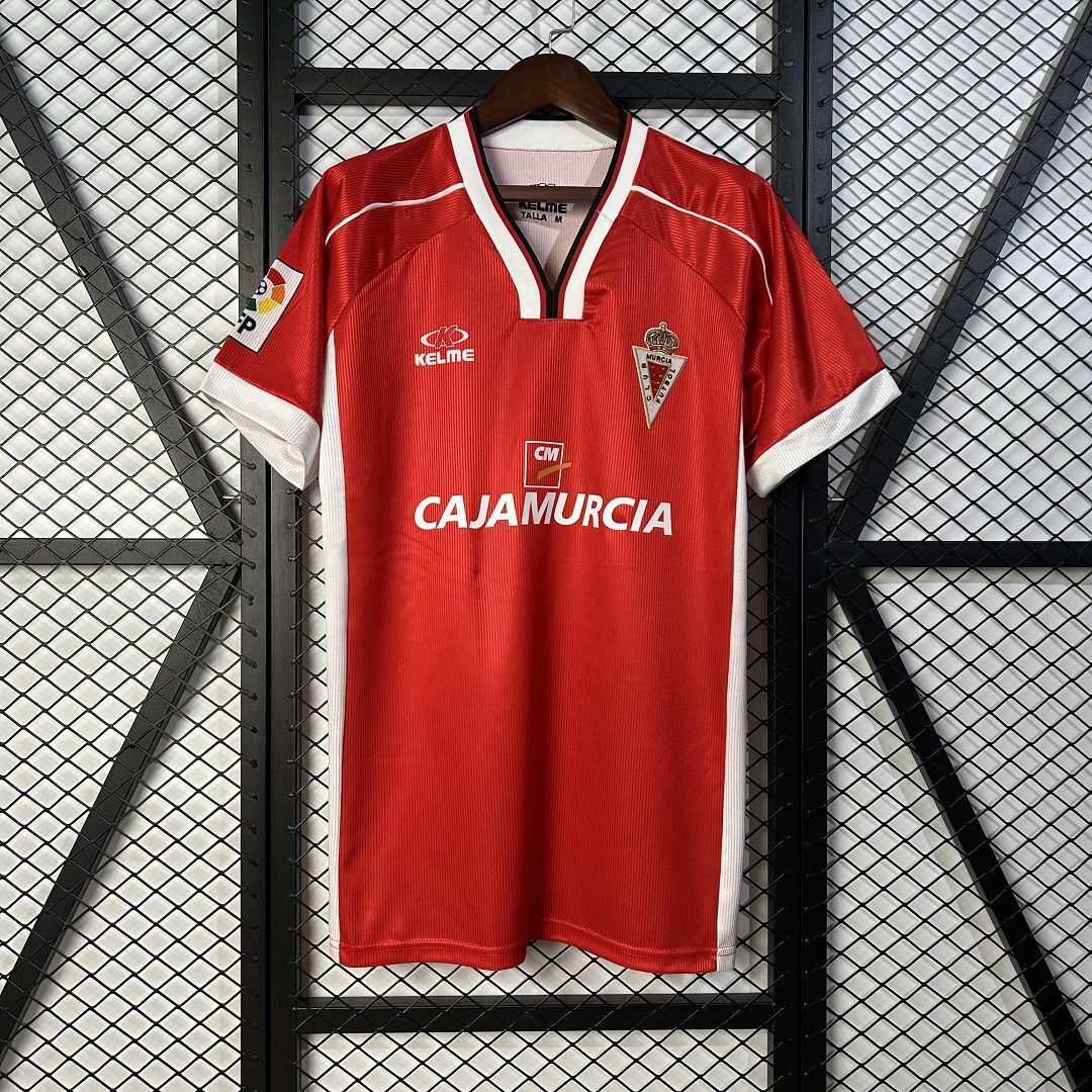 99-01 Murcia Home Retro Kit Vintage Shirt Soccer AAAAJersey Yupoo