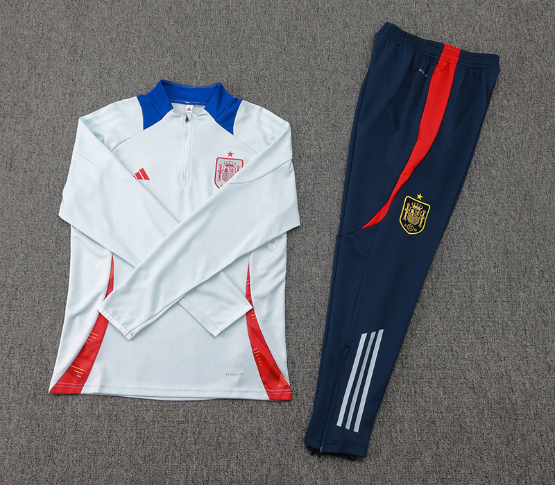2024 Spain Long Sleeve Training Suit Football Shirts 1