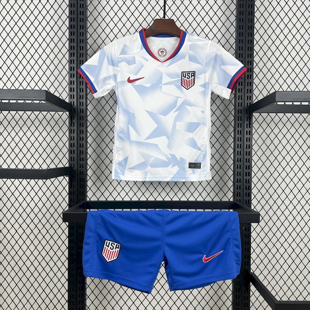 25-26 USA Home Kid Kits Youth Apparels AAAAJersey Supply Yupoo