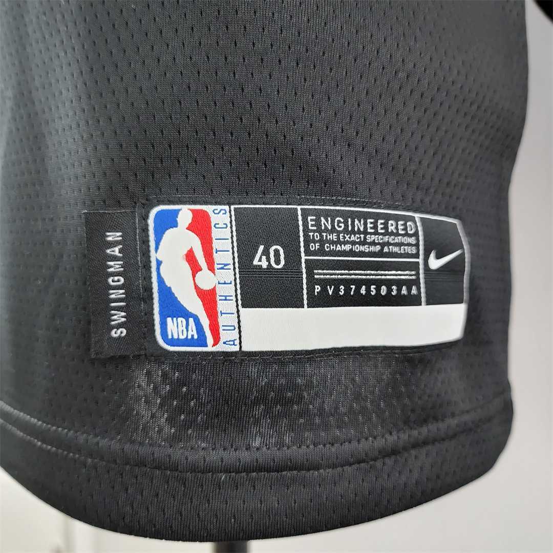 Retro Philadelphia 76ers Iverson #3 big meteor black NBA Jersey 4