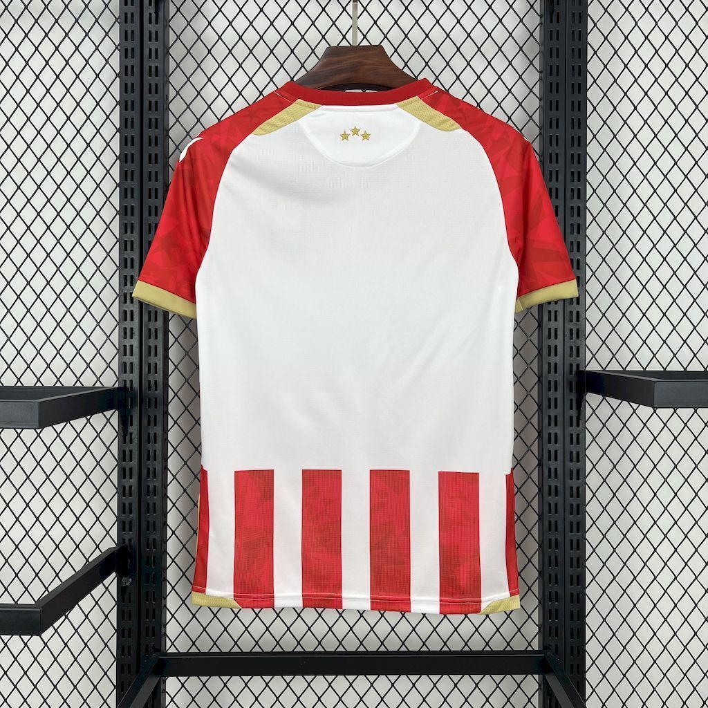 24-25 Red Star Belgrade Home Shirt Football Uniform AAAAJersey Dropship Yupoo 5