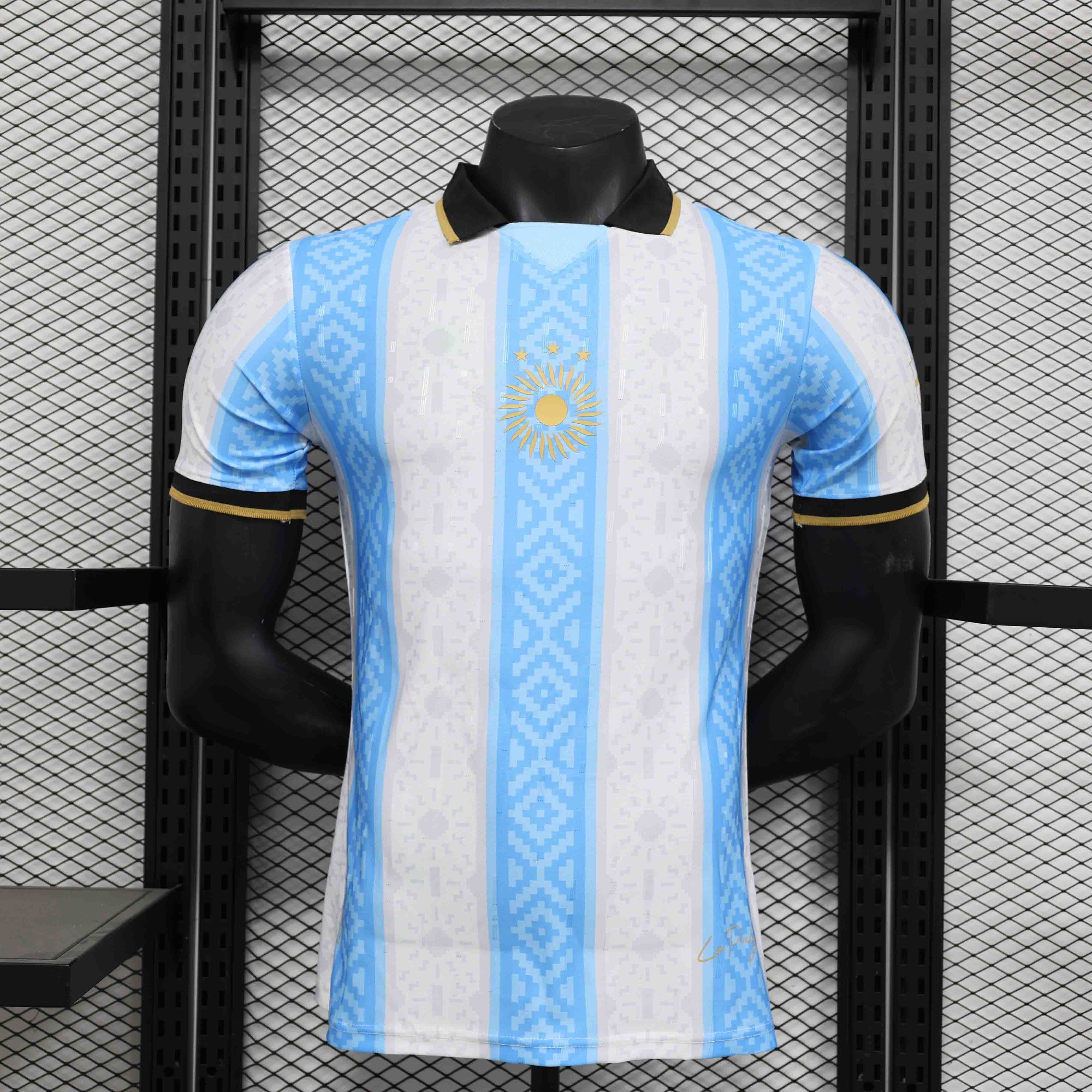 2024 Argentina 50th Anniversary Special Edition Kit Player Version Shirt AAAAJersey Supplier Yu
