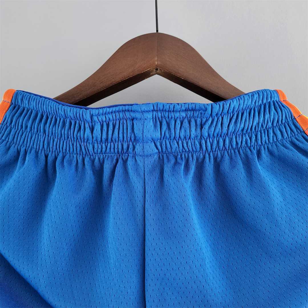 Oklahoma City Thunder NBA Shorts Blue 6