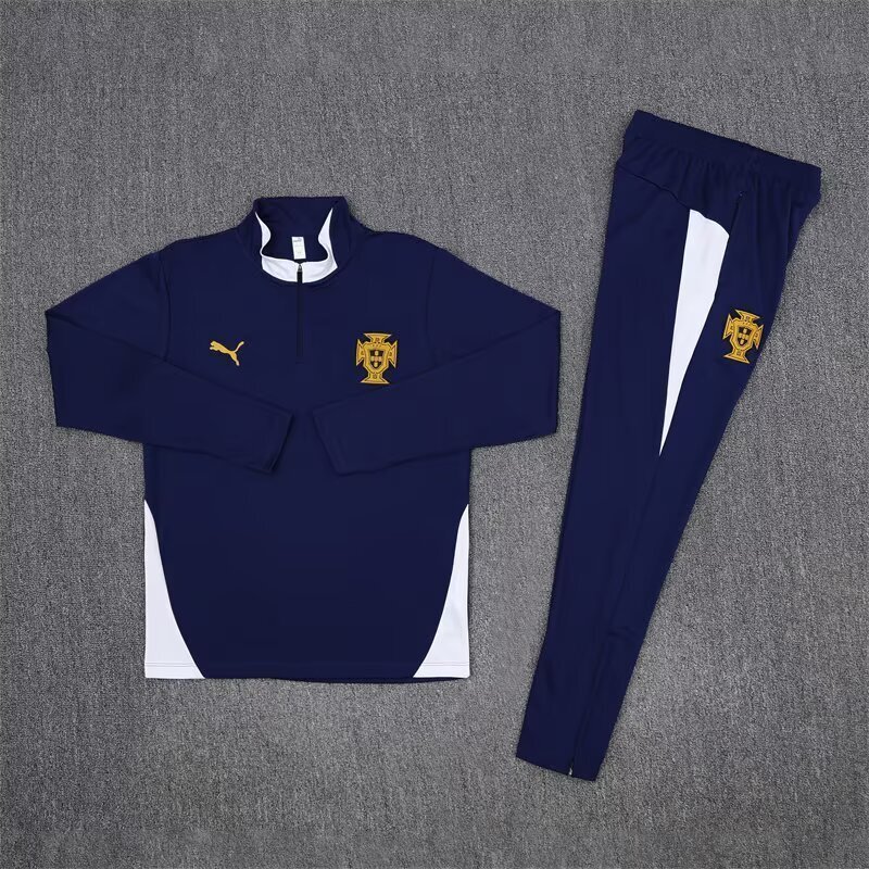 25-26 Portugal Blue Training Kit Soccer AAAAJersey Yupoo 2