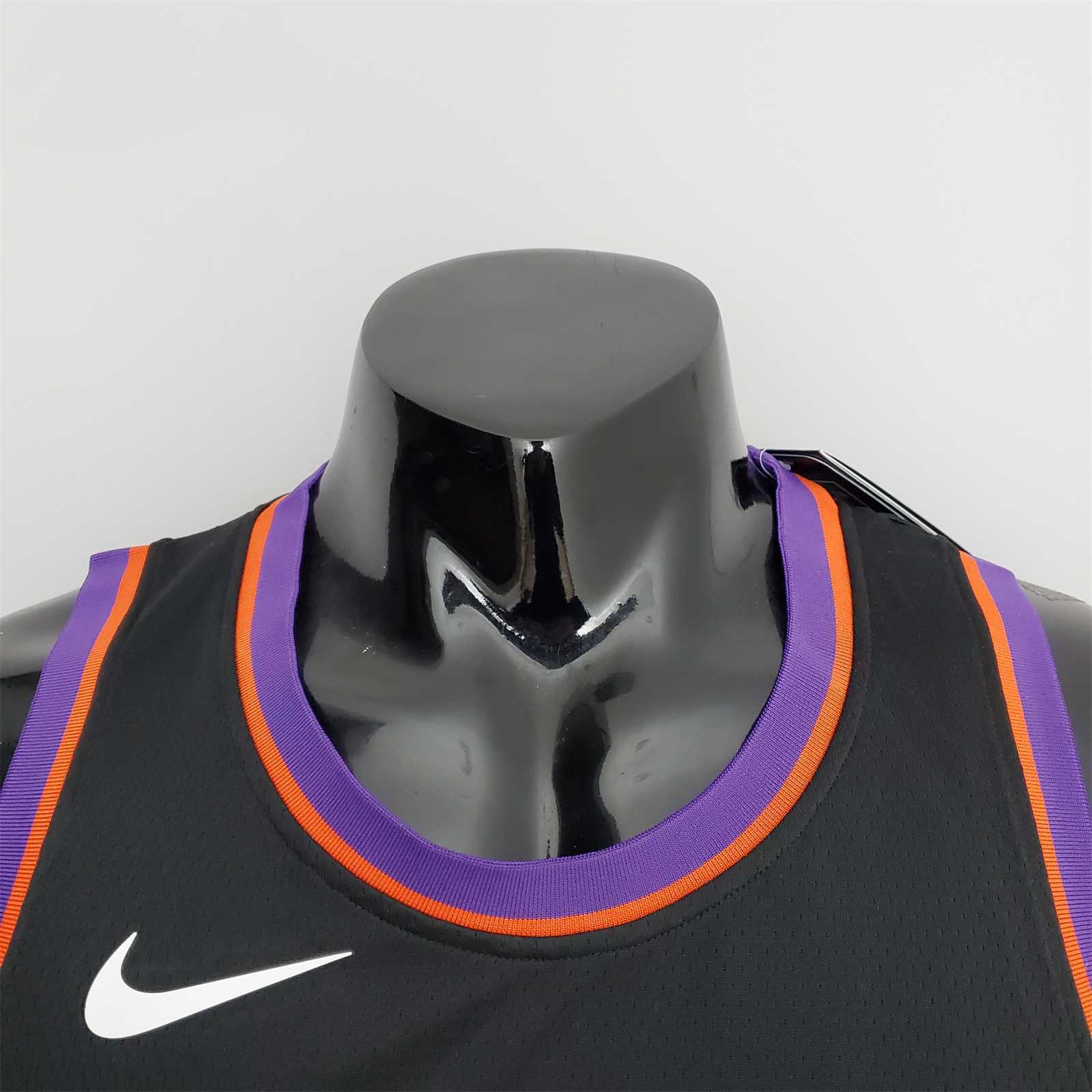 2022 Season Booker #1 Suns City Edition Black NBA Jersey 6