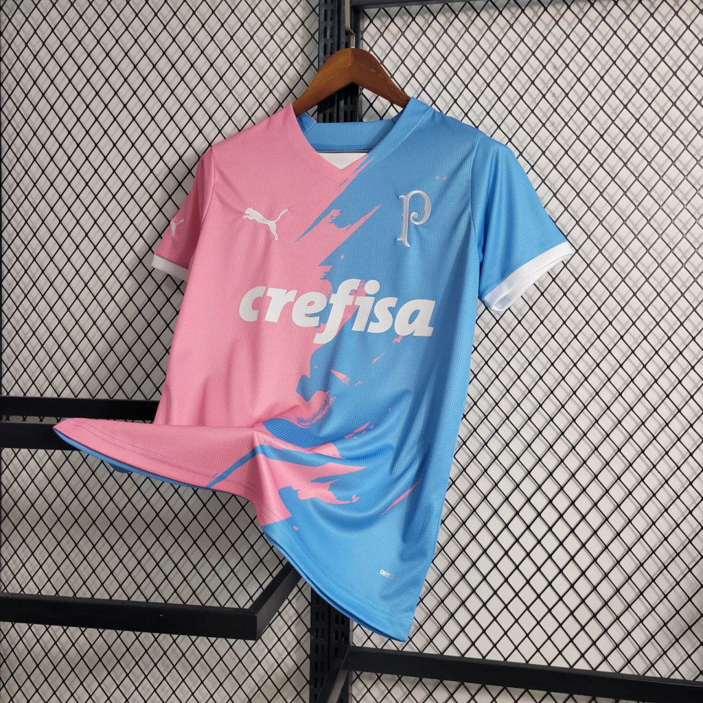 23-24 Palmeiras Special Edition Pink&Blue S-4XL Cheap Soccer Jerseys 6