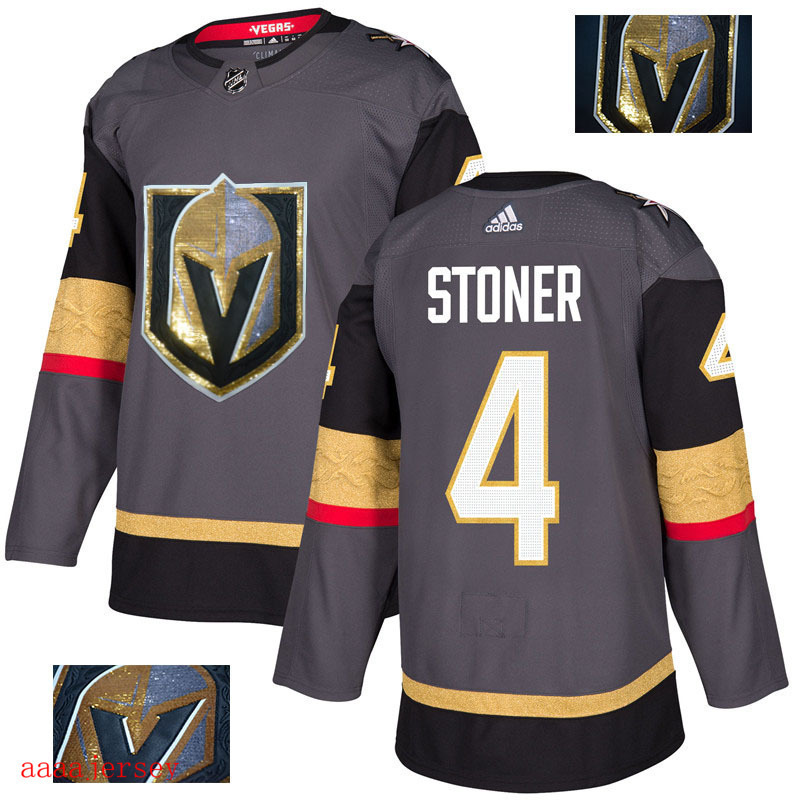 2018 Vegas Golden Knights ice hockey jersey M-3XL 维加斯金骑士队时尚亮片款冰球服 18