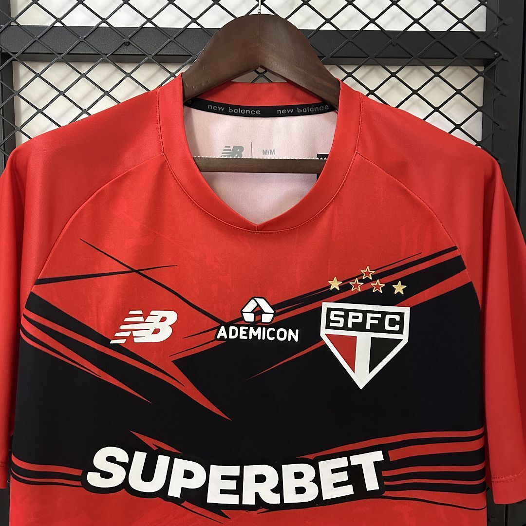 25-26 Sao Paulo Goalkeeper Red Shirt Soccer Uniform AAAAJersey Dropship Yupoo 1