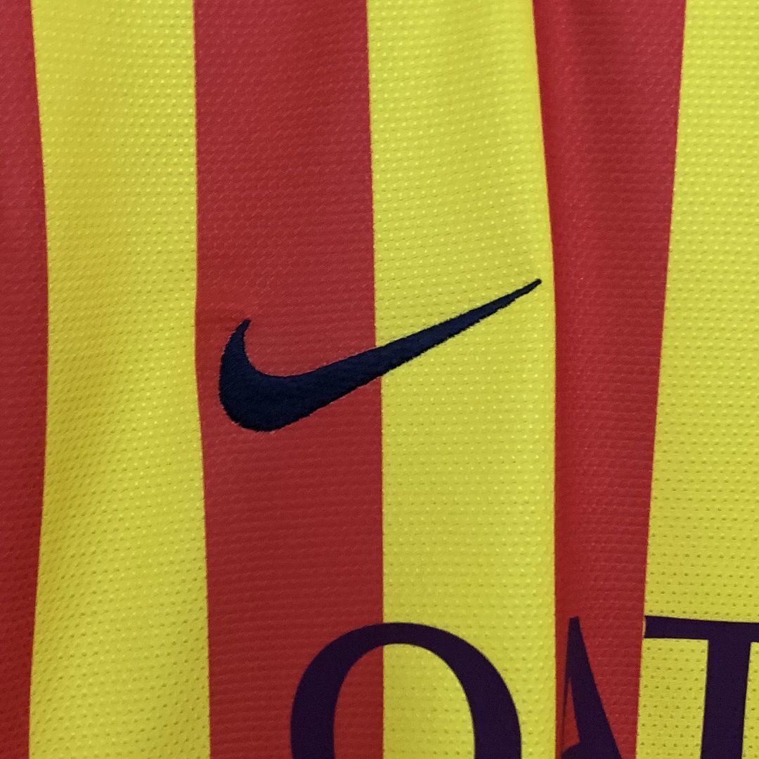 13-14 Barcelona Away Retro Kit Vintage Shirt AAAAJersey Wholesale Yupoo 4
