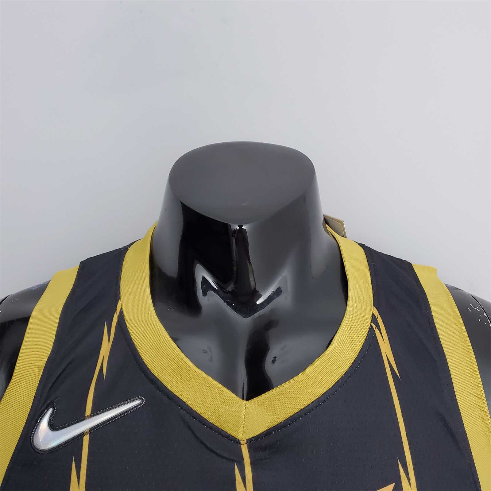 2022 Toronto Raptors SIAKAM#43 City Edition Black NBA Jersey 3