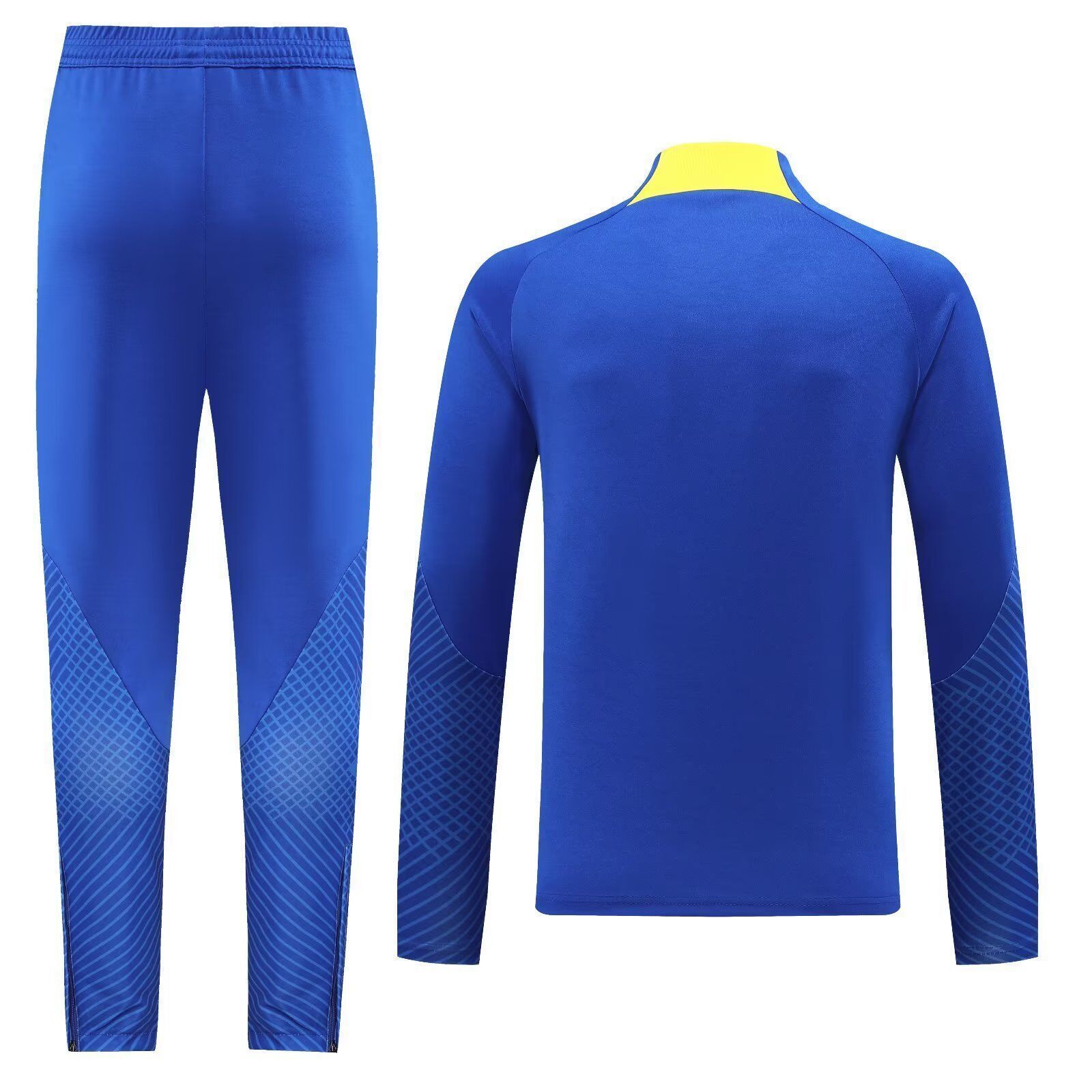 23-24 Club America Long Sleeve Blue Training Suits Soccer Jerseys Yupoo 2