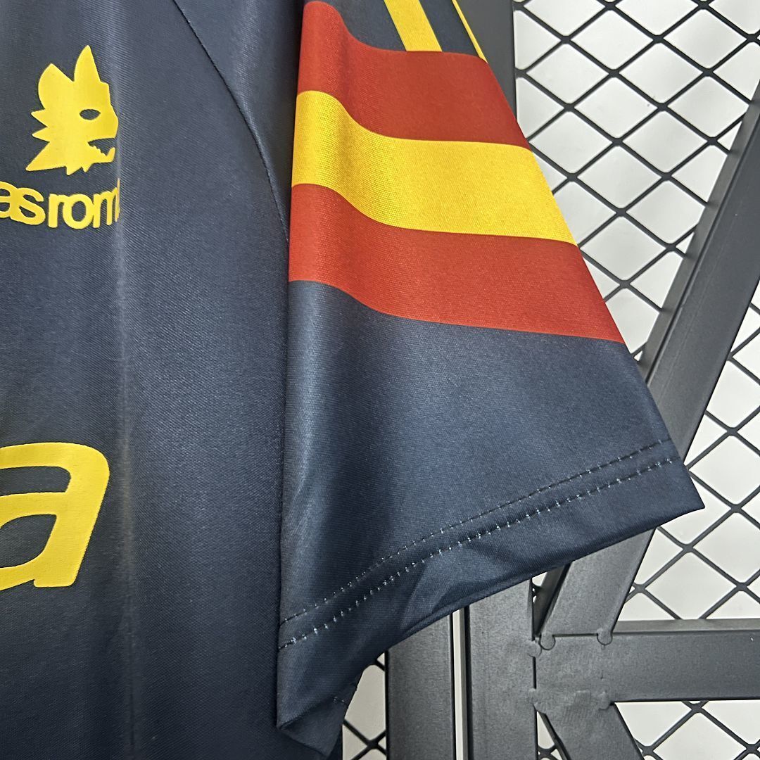 91-92 Roma Fourth Retro Kit Vintage Shirt AAAAJersey Dropship Yupoo 5