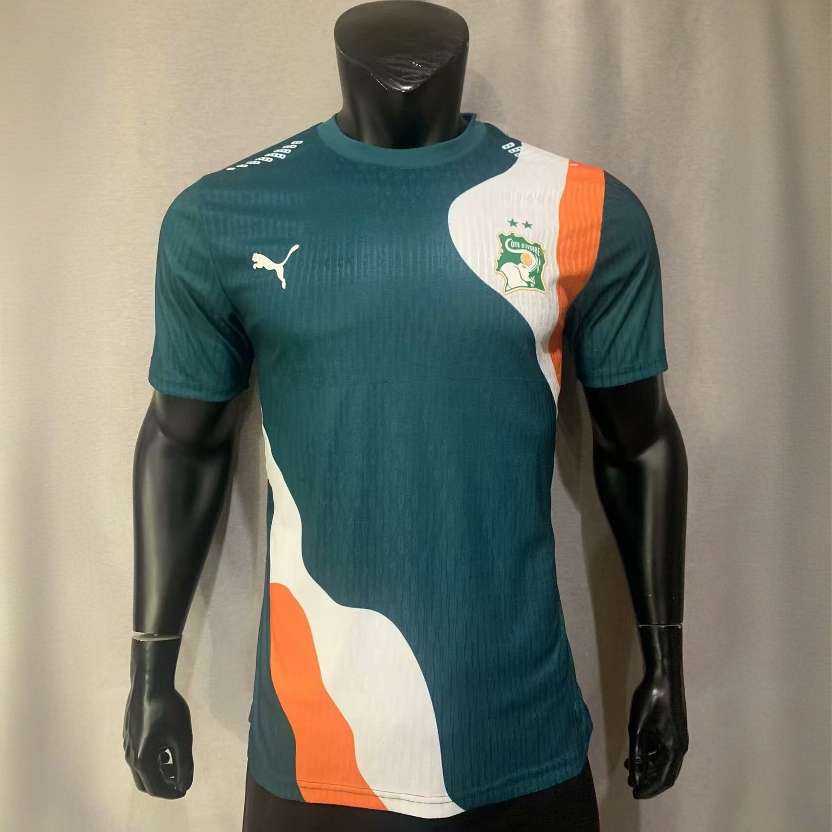 2023 Ivory Coast Cyan-Blue Kit Player Version Shirts Football AAAAJersey Yupoo