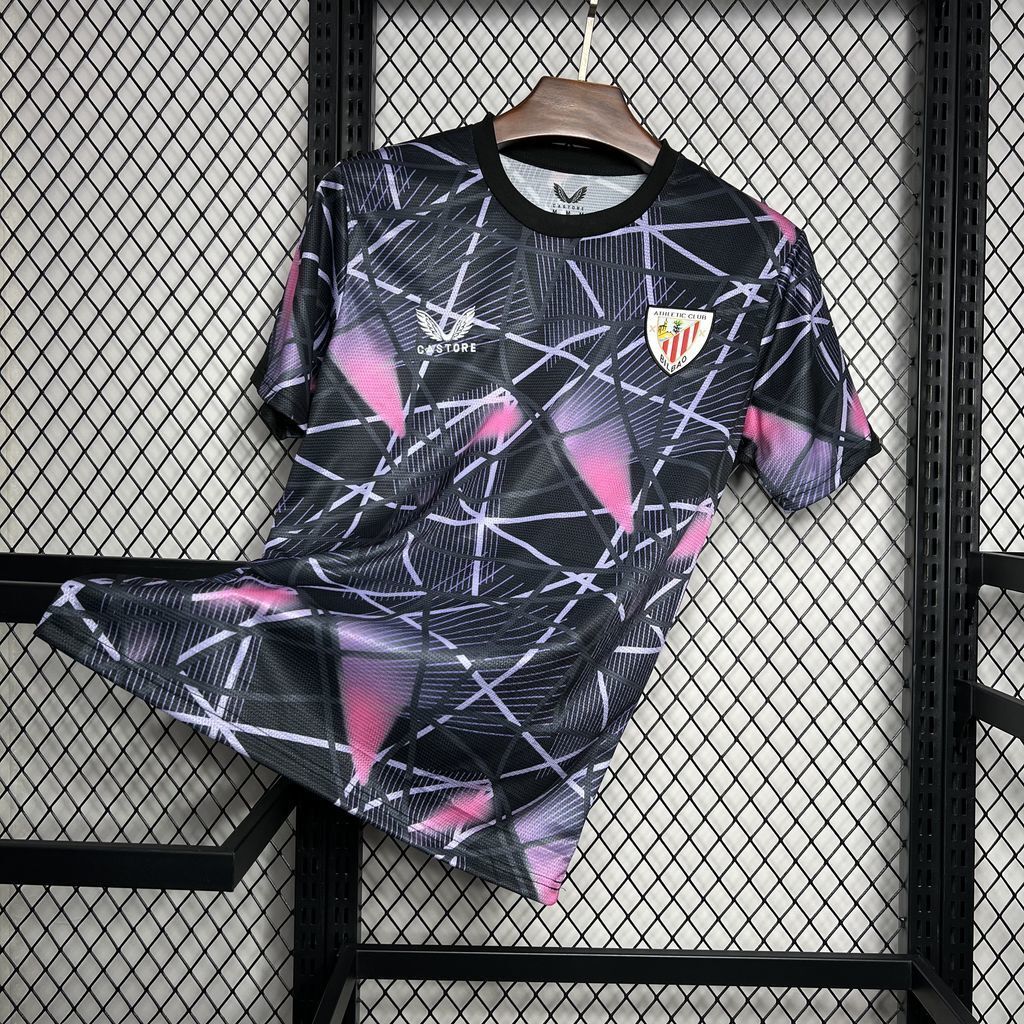 24-25 Athletic Bilbao Pre-Match Kit Soccer Uniforms Soccer AAAAJersey Yupoo 1