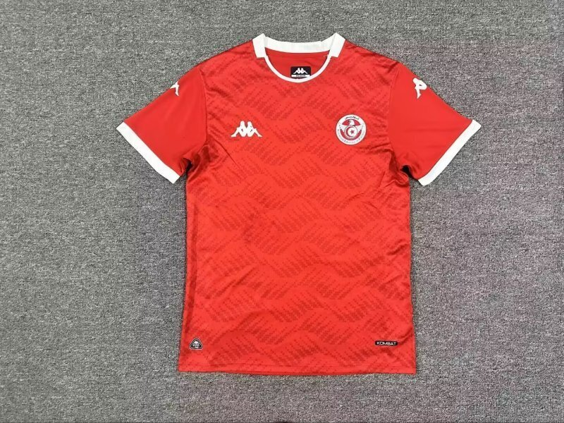 2025 Tunisia Home Kit Soccer T-Shirt AAAAJersey Supply Yupoo