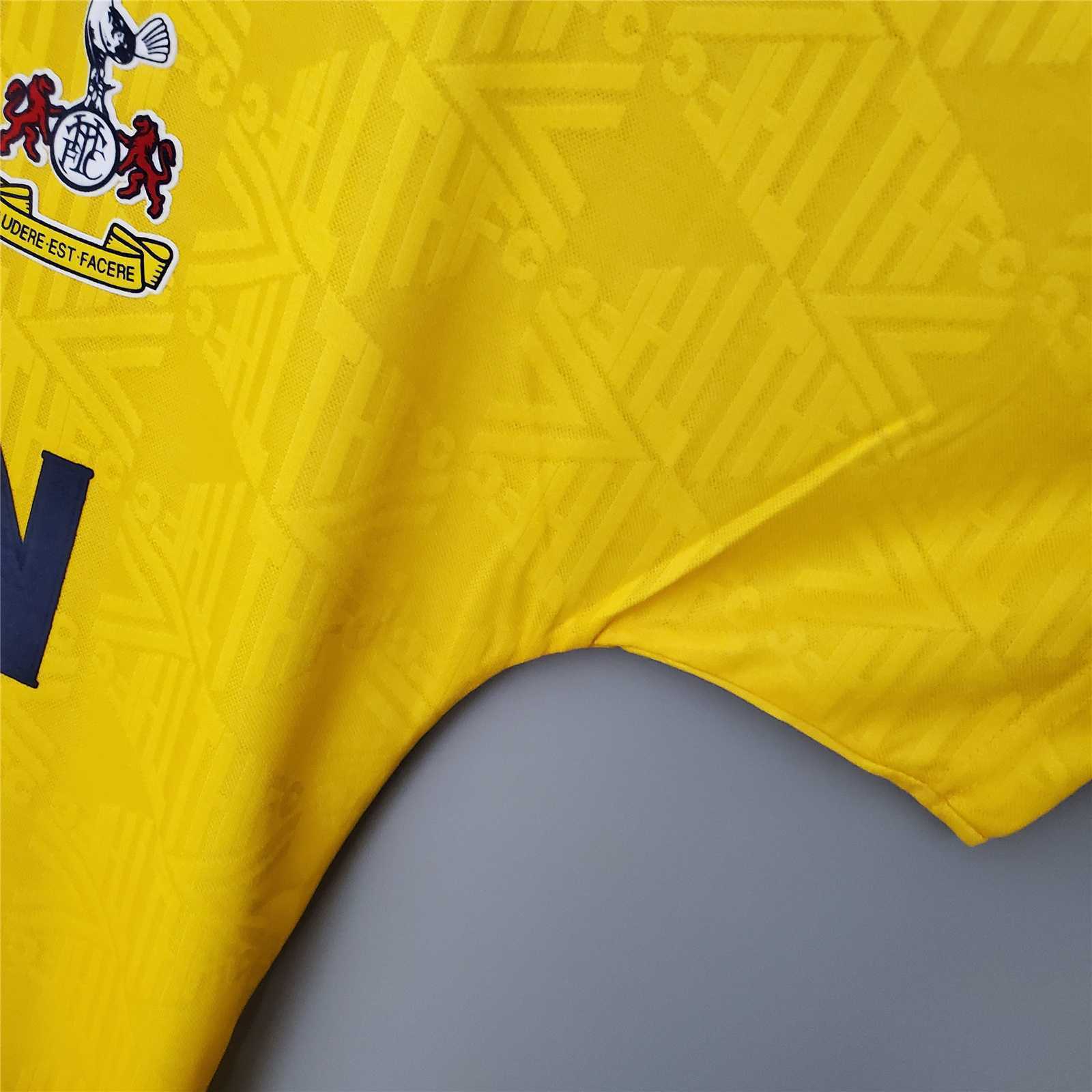 92-94 Tottenham Hotspur away yellow 1