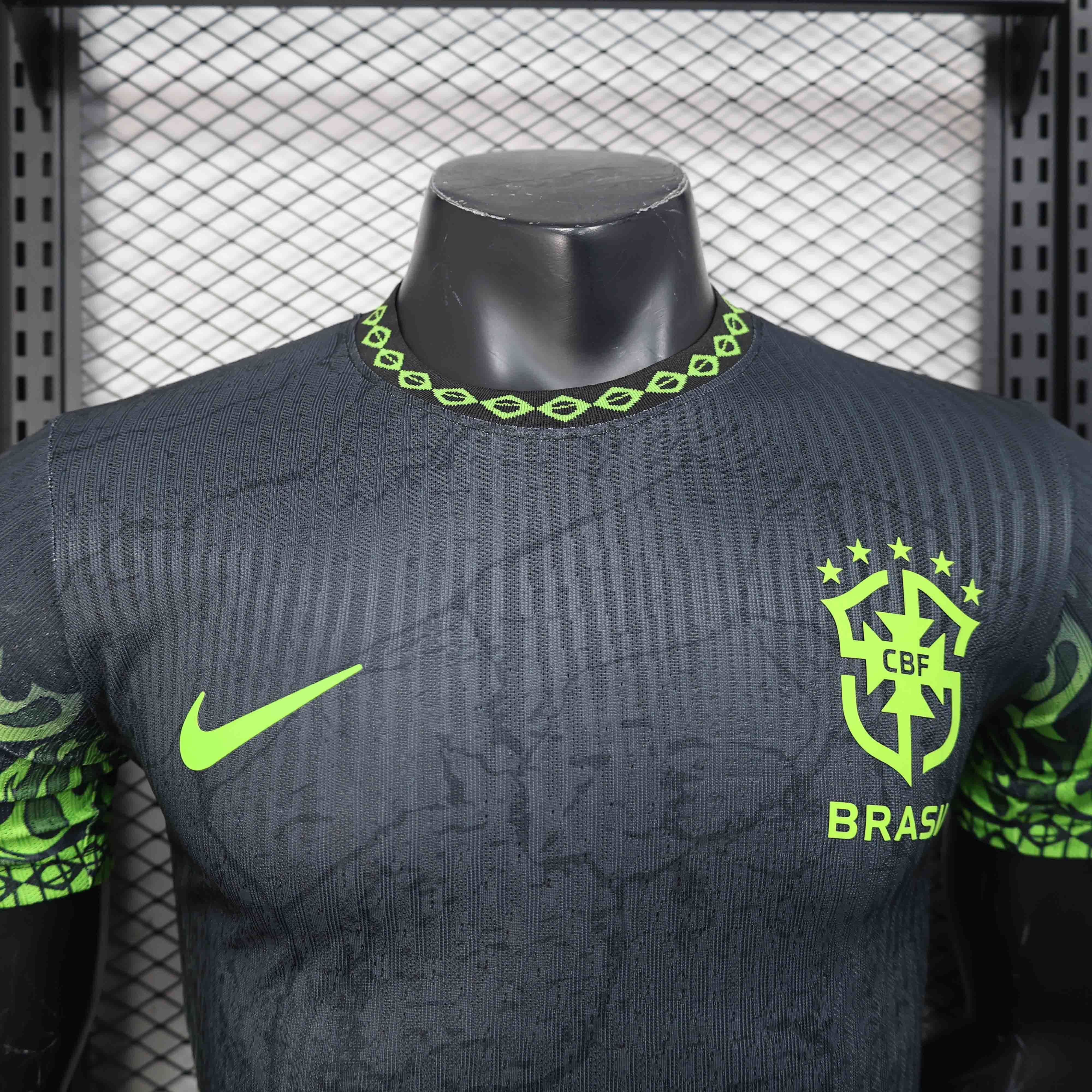 2025 Brazil Black Kit Special Edition Player Version Soccer AAAAJersey Yupoo 5