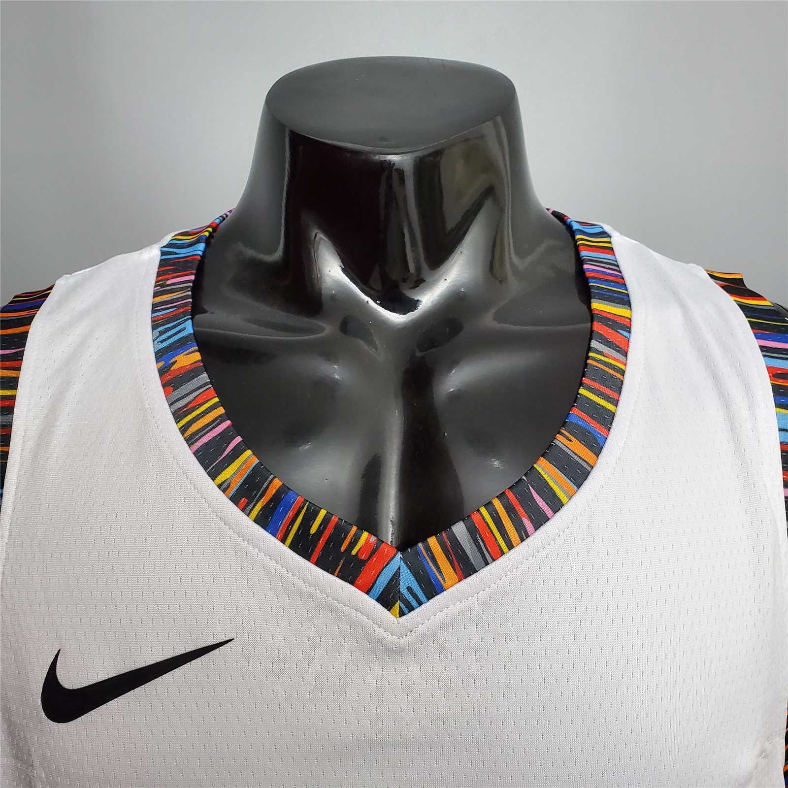 Durant #7 Brooklyn Nets City version white 6