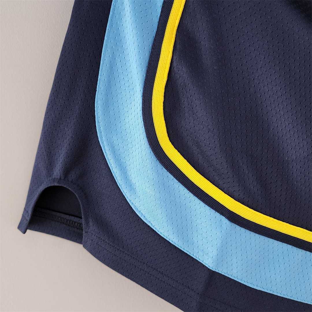 Memphis Grizzlies NBA Shorts Navy 7
