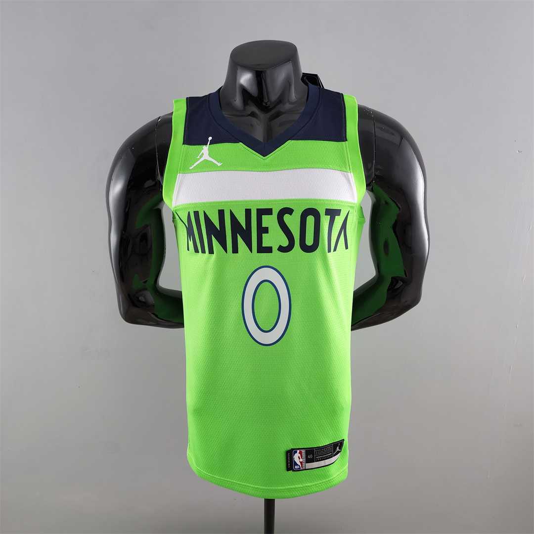 Minnesota Timberwolves RUSSELL#0 Air Jordan NBA Jersey Blue