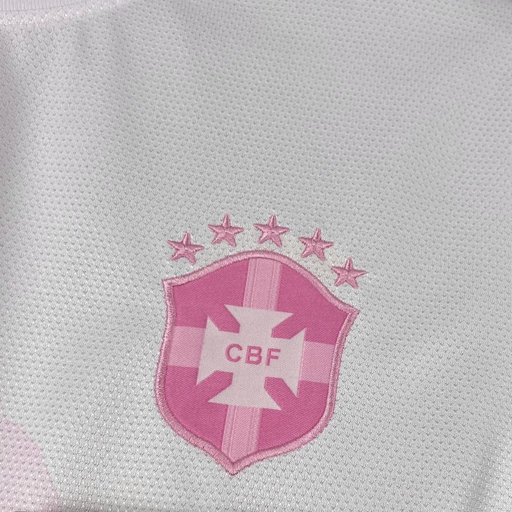 2025 Brazil Cristo Redentor Pink Special Edition T-Shirt Football Apparels Soccer AAAAJersey Yu 2