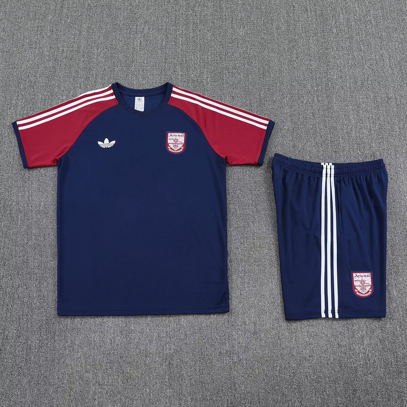 25-26 Arsenal Original Navy Training Kits Football Tracksuits 1