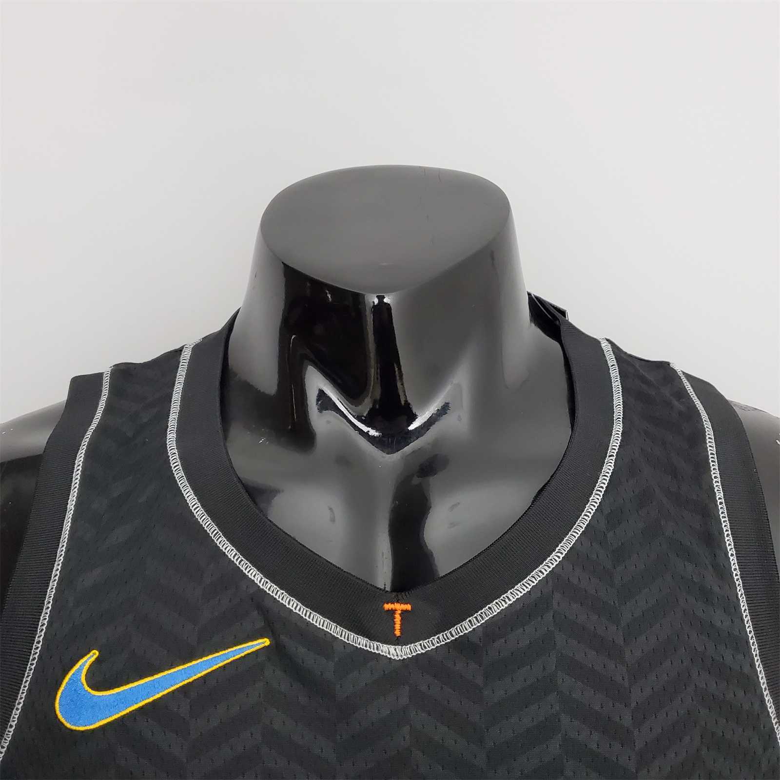 Brooklyn Nets Curry #30 City Edition Black 8