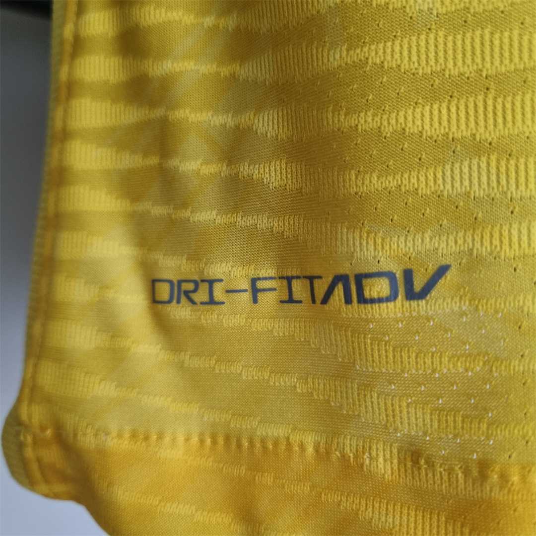 2022 Brazil classic yellow player version 3