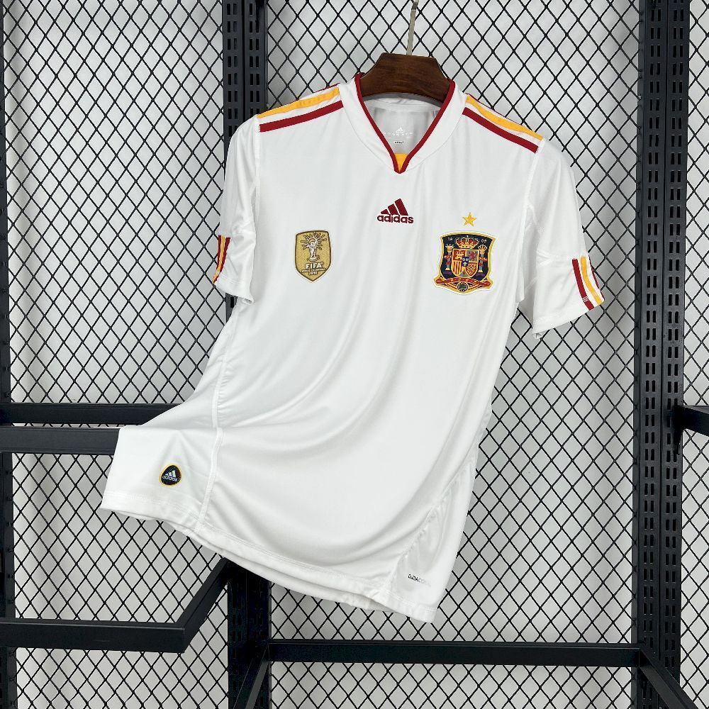 2010 Spain Away Retro Kit Vintage Shirt Sino AAAAJersey Supply Yupoo