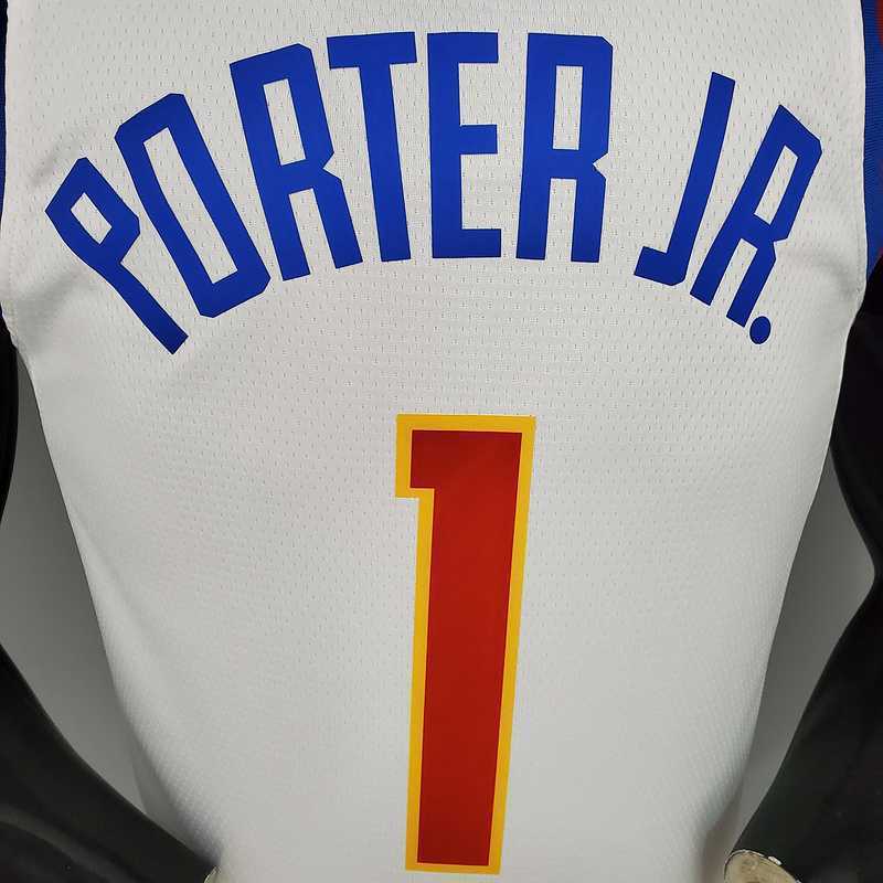 2021 PORTER JR.#1 Nuggets Bonus Edition White 3