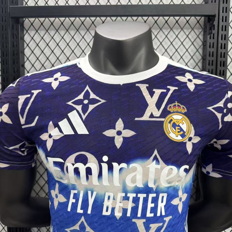 25-26 Real Madrid x LV Diamantes Special Player Version Shirt Soccer AAAAJersey Yupoo 1