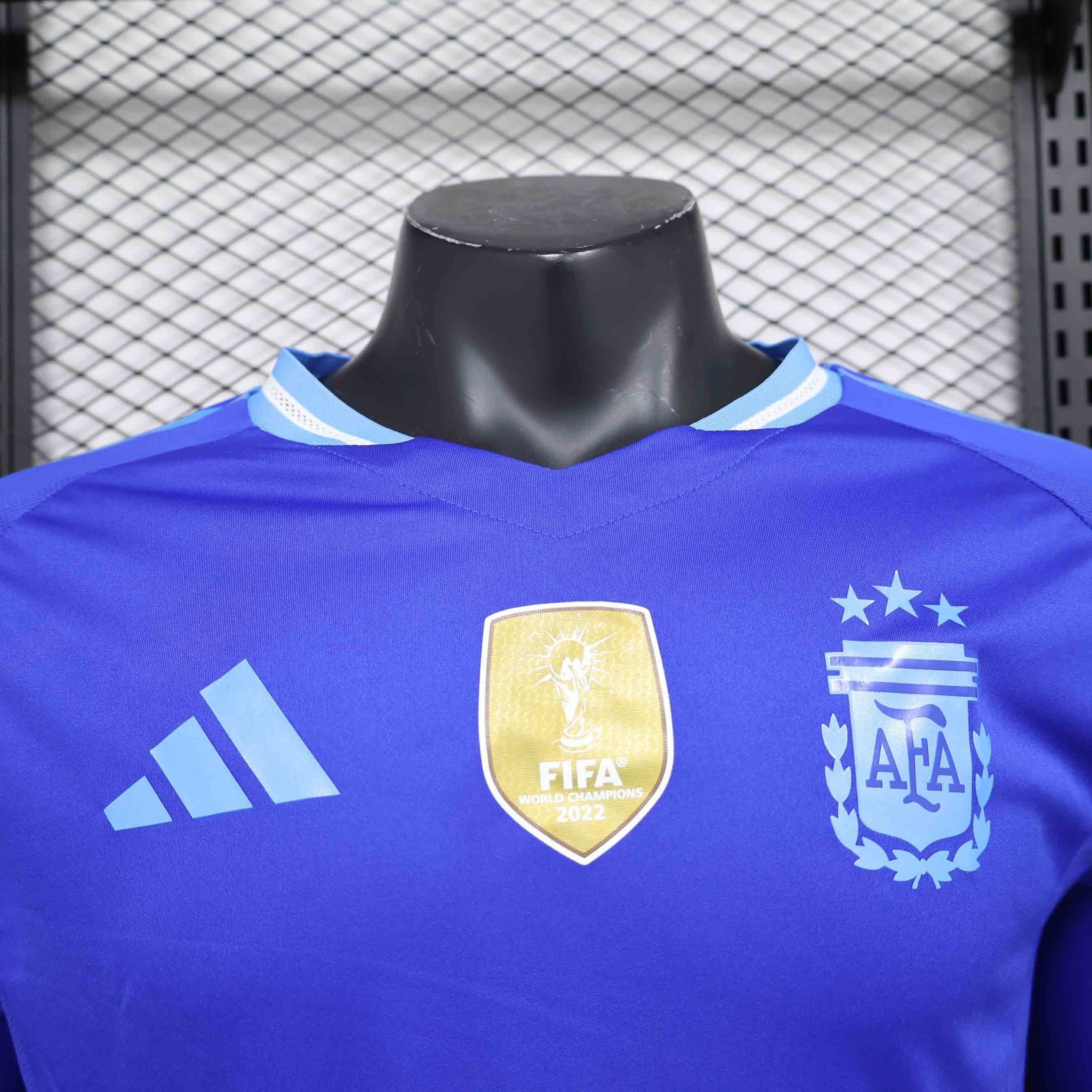 2024 Argentina Away Long Sleeve Kit Player Version Shirt Sport AAAAJersey Yupoo 7