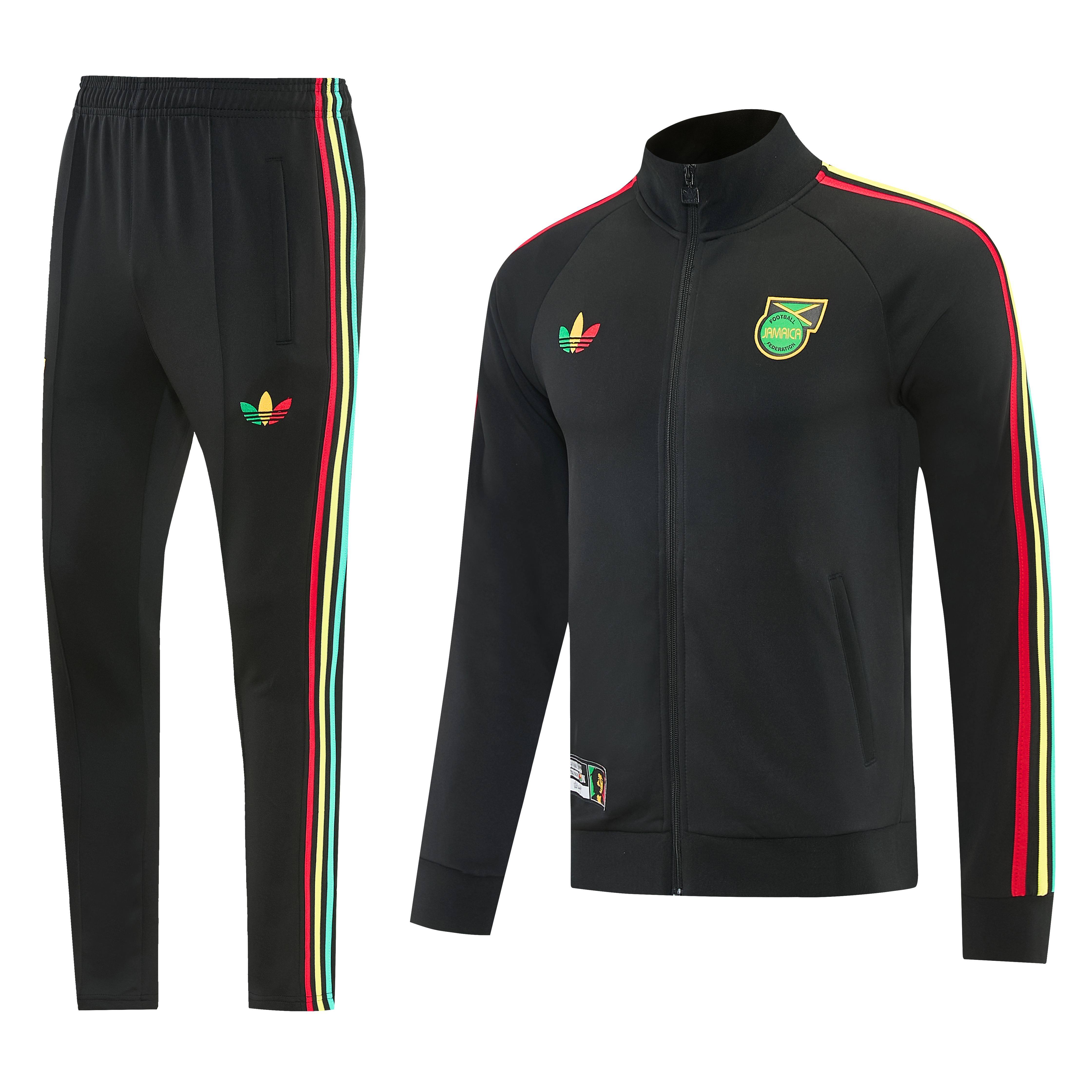 2026 Jamaica Mens Kit Black Full Zipper Jacket Soccer Tracksuit Yupoo 6 2