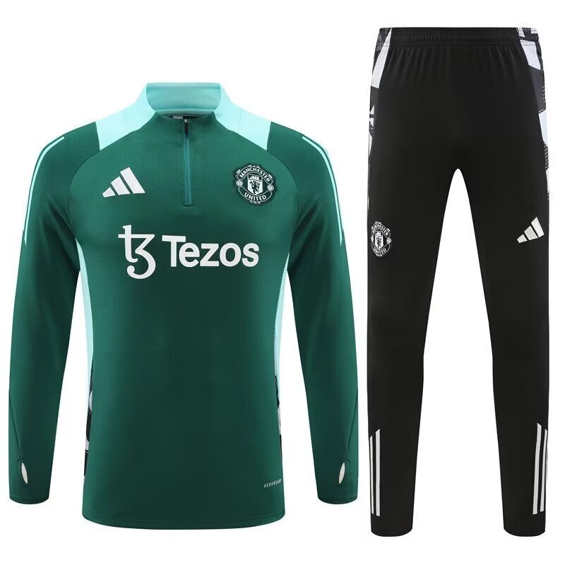 24-25 Manchester United Long Sleeve Training Suit Football Shirts