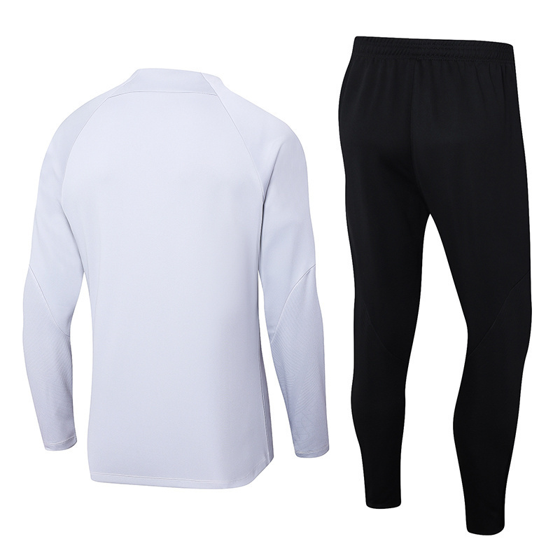 23-24 PSG Long Sleeve Tracksuit White Training Suits Football Replicas Yupoo 2