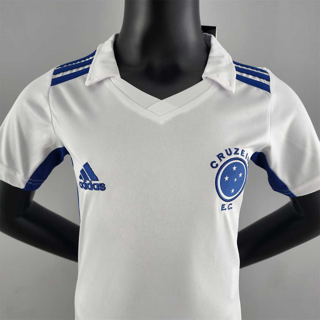 22-23 Cruzeiro away kids kit 10