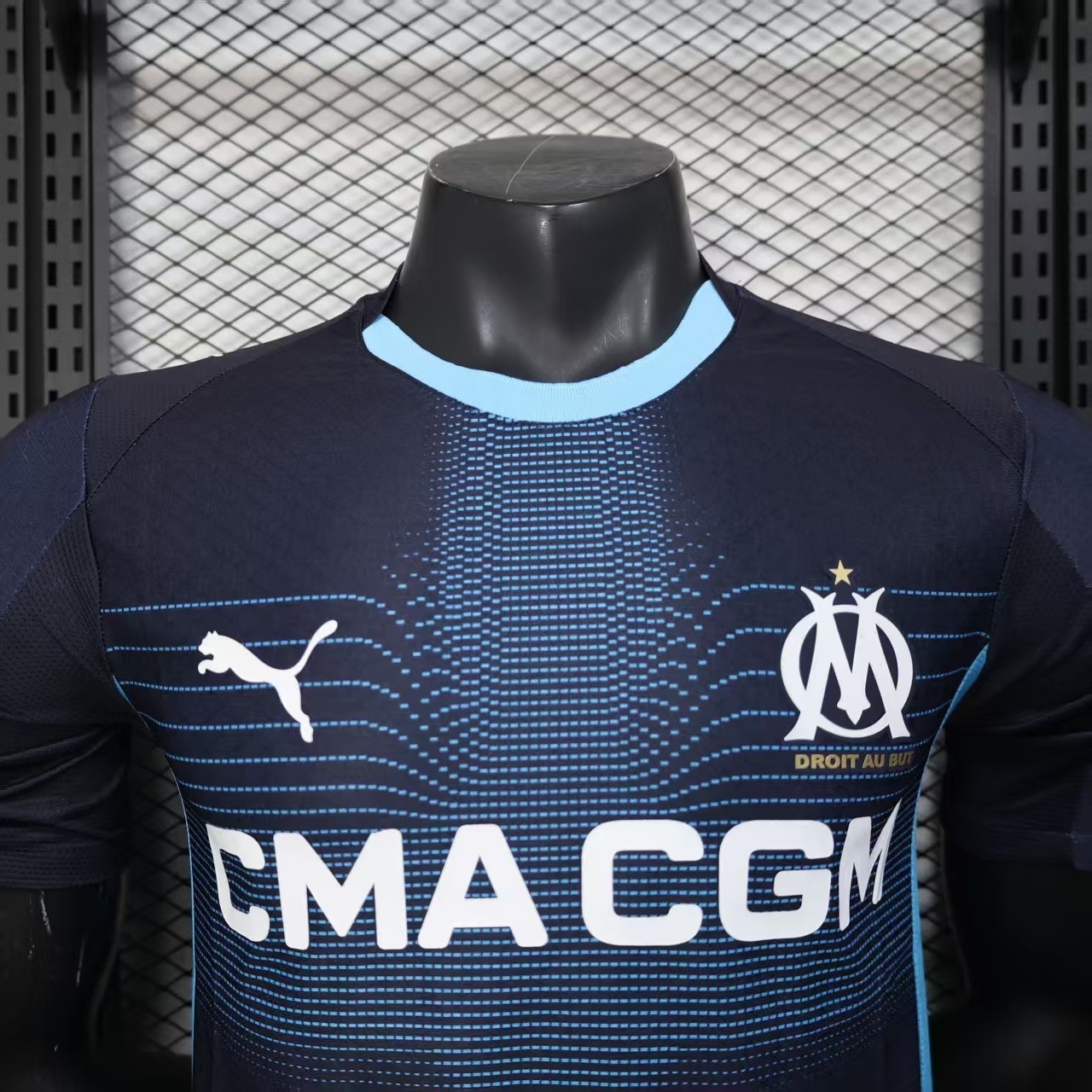 25-26 Marseille Away Black Player Version Kit Football T-Shirt AAAAJersey Supply Yupoo 4