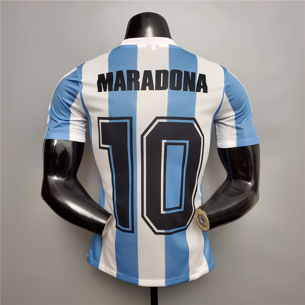 1986 Argentina home 10# Maradona Player version1684421352000 4