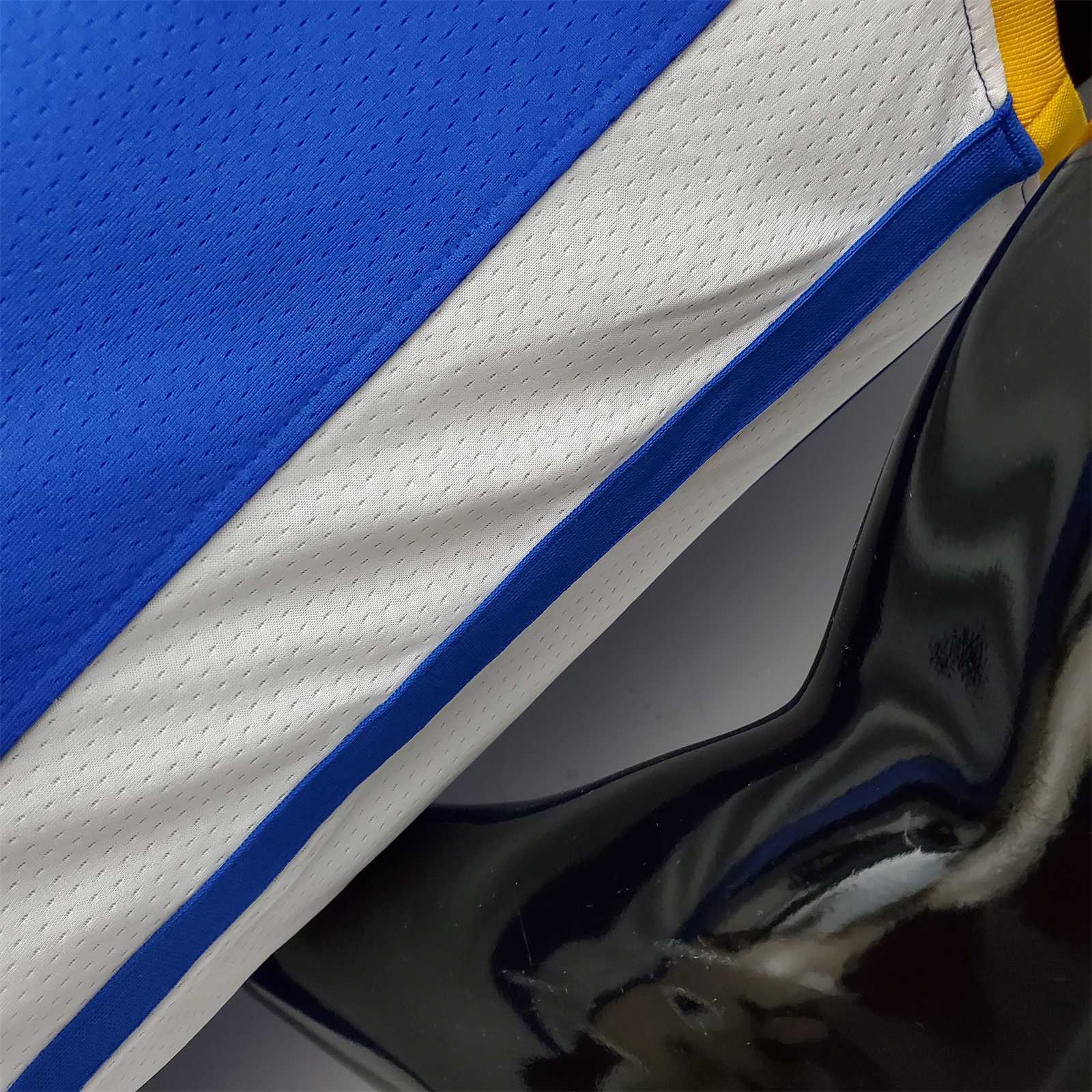 75th Anniversary Golden State Warriors Curry #30 Mexico Edition Blue NBA Jersey 8