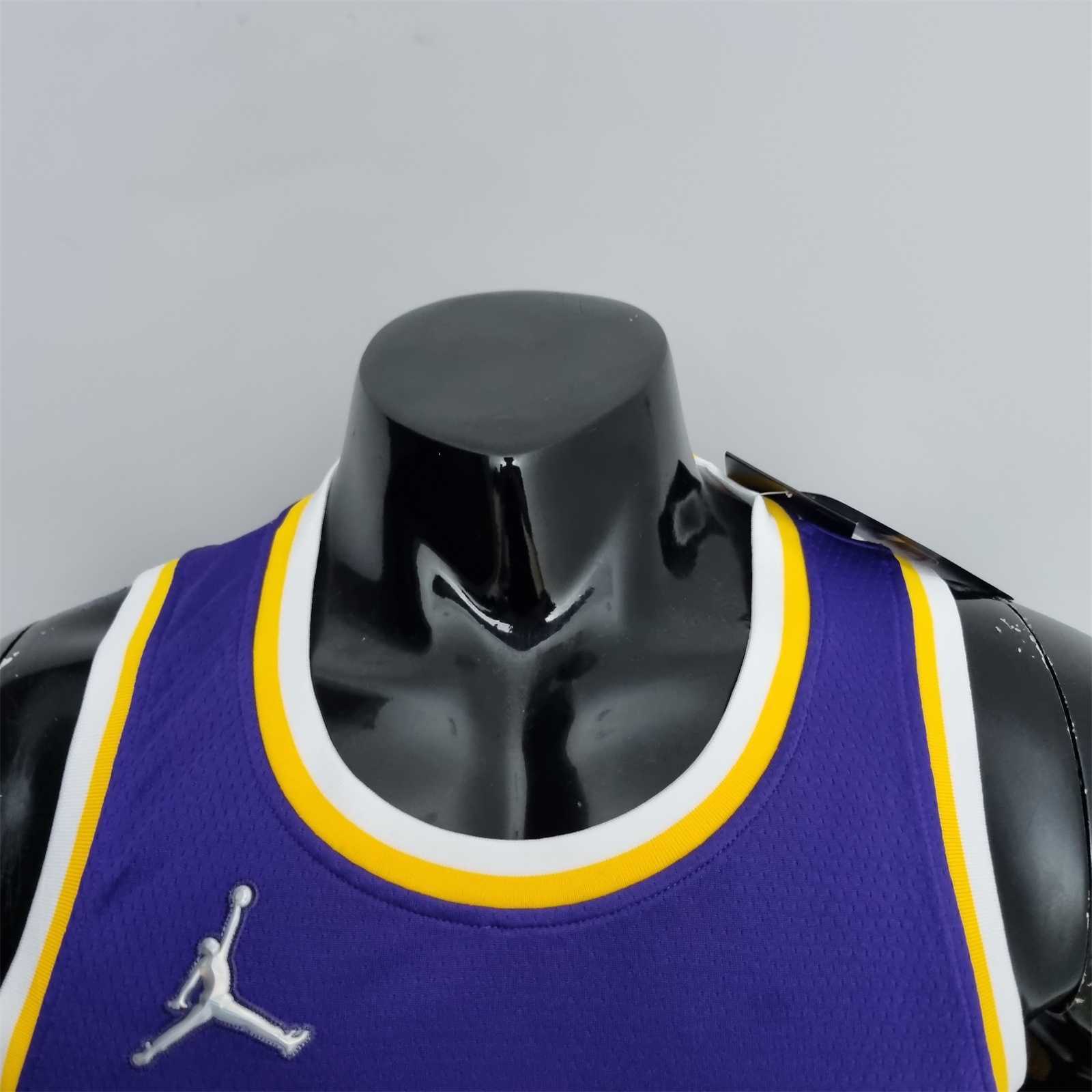 75th Anniversary BRYANT#8 Los Angeles Lakers Jordan Purple NBA Jersey 2