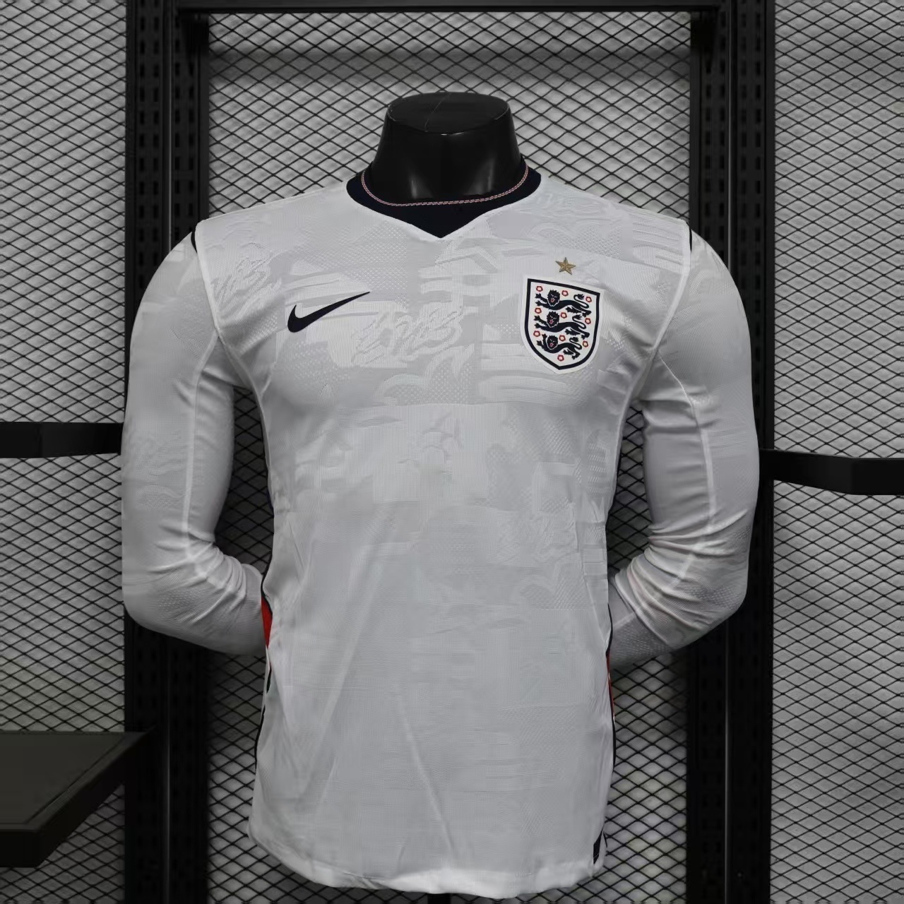 2026 World Cup England Home Kit Player Version Long Sleeve Football Shirt AAAAJersey Dropship Y