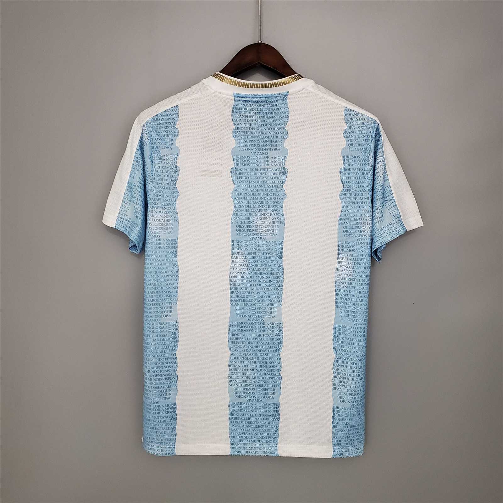 2021 Argentina Commemorative Edition White Blue 3