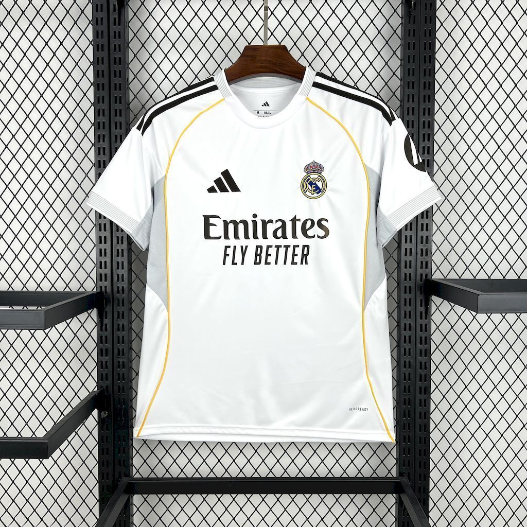 25-26 Real Madrid Home Kit Football T-Shirt AAAAJersey Dropship Yupoo S-4XL 5